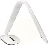 Schreibtischlampe Ku.weiß H.685mm m.Standfuß u.7-Stufen-Dimmer m.LED