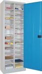 Sortierschrank H1950xB1000xT400mm 39 Fächer 2 Flügeltüren lichtgrau/lichtgrau