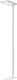 LED-Stehleuchte Aluminium,Stahl,PS,PMMA weiss H.1965mm LED HANSA
