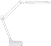 Schreibtischleuchte Metall/Ku.weiß H.max.410mm Standfuß m.LED