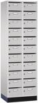 Postverteilerschrank H1950xB620xT500mm 22 Fächer lichtgrau/lichtgrau C+P