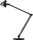 Schreibtischleuchte Alu., NW-Nr.: 9000483078 schwarz mit Standfuß, m.Leuchtmittel,Ausladung max. 900mm LED  