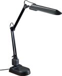 Schreibtischleuchte Ku., NW-Nr.: 9000483088 schwarz m.Standfuß, u.Tischklemme m.Leuchtmittel,Ausladung, max.650mm  