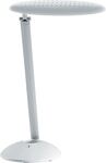 Schreibtischleuchte, NW-Nr.: 9000483103 Alu. weiß m.Standfuß, und 3-Stufen Dimmer m.Leuchtmittel LED, Ausladung max. 500mm  