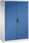 Flügeltürenschrank H1950xB1200xT400mm schwarzgrau 4 BD C+P