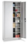 Fächerschrank H1950xB930xT400mm m.Sockel Anz.Fächer21 lichtgrau/enzianblau