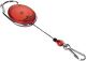 Ausweishalter m.Federhaken Band-L.800mm rot DURABLE