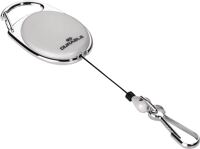 Ausweishalter m.Federhaken Band-L.800mm grau DURABLE