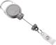 Ausweishalter ext.Stark-mit Druckknopfschlaufe Band-L.600cm grau DURABLE