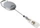 Ausweishalter m.Druckknopfschlaufe Band-L.800mm grau DURABLE