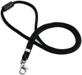 Cliphalter JoJo rundgewebt m.Karab.Band-L.460mm schwarz DURABLE