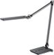 Schreibtischleuchte Wave grau metallic H.max.760mm Standfuß m.LED HANSA