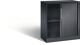 Rollladenschrank H897xB800xT435mm schwarzgrau 1Fachböden
