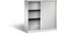 Rollladenschrank H1292xB1200xT435mm lichtgrau 2Fachböden