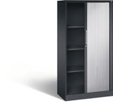 Rollladenschrank, NW-Nr.: 9101484020 H1617xB800xT435mm, schwarzgrau/ weißalu.3Fachböden  
