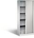 Rollladenschrank H1980xB800xT435mm lichtgrau 4Fachböden C+P