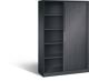 Rollladenschrank H1980xB1200xT435mm schwarzgrau 4Fachböden C+P