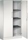 Flügeltürenschrank H1617xB800xT435mm lichtgrau/lichtgrau 3 BD C+P