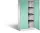 Flügeltürenschrank H1617xB1000xT435mm lichtgrau/lichtgrün 3 BD C+P