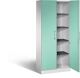 Flügeltürenschrank H1980xB1000xT435mm lichtgrau/lichtgrün 4 BD