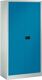 Flügeltürenschrank H1950xB1000xT400mm grau/blau 4BD 110Grad Türöffnung