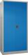 Flügeltürenschrank H1950xB1000xT500mm grau/blau 4BD 110Grad Türöffnung