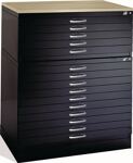 Abdeckp.H25xB1100xT765mm hellgrau DBS 013 f.Flachablageschrank