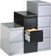 Hängeregistraturschrank H1357xB433xT590mm 1-bahnig lichtgrau 4 Schubl.C+P