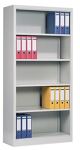 Regalschrank H1950xB930xT400mm schwarzgrau 4 Fbd.o.Türen