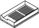 Schubladenblock 8 Schubl.Ku.schwarz f.Rollladenschrank