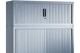 Aufsatzschrank H450xB800xT420mm 1 OH m.Rollladen verkehrsweiß/verkehrsweiß C+P
