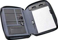 Konferenzmappe jeansblau A 5 m.Powerbank H37xB210xT287mm STYRO