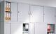 Aufsatzschrank H790xB1600xT400mm 2 OH m.Schiebetüren lichtgrau/lichtgrau C+P