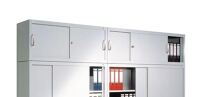 Aufsatzschrank H500xB1600xT400mm 1 OH m.Schiebetüren schwarzgrau/schwarzgrau C+P