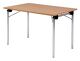 Klapptisch B1600xT700xH725mm grau 25mm Vierfußgestell Rdrohr 30x1,5mm verchr.