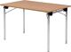 Klapptisch B1200xT700xH760mm Buche 25mm Vierfußgestell Rdrohr 30x1,5mm verchr.