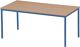 Stahlrohrtisch L1600xB800xH720mm Vierkantrohr violettblau Platten-S.19mm Buche