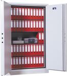 Dokumentenschrank H1950xB1200xT550mm 2 Türen,4 Fachböden Anz.Ordner 60