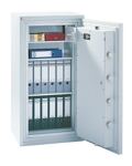 Wertsch.-Schrank H1380xB825xT700mm 361l 1 Tür,3 Fbd.lichtgrau