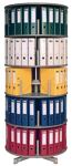 Ordnerdrehsäule Gesamt-H.1930xD.810mm 5Etagen gesamt drehbar f.120 Ordner