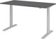 Schreibtisch Teda-P H700-1200xB1600xT800mm graphit Gestell silber HAMMERBACHER