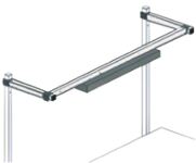 Arbeitsplatzleuchte 900mm inkl.3m Kabel u.Leuchtmittel f.Packtische