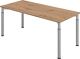 Schreibtisch Sero-H H680-820xB1800xT800mm Asteiche 4-Fuß-Gestell HAMMERBACHER