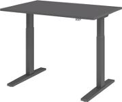 Schreibtisch Teda-P H700-1200xB1200xT800mm graphit Gestell graphit