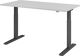 Schreibtisch Teda-P H700-1200xB1600xT800mm lichtgrau Gestell graphit