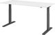 Schreibtisch Teda-P H700-1200xB1800xT800mm weiß Gestell graphit