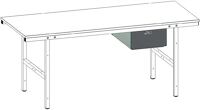 Schublade aus Kunststoff B1525xT650xH19mm, Führung aus Stahlblech