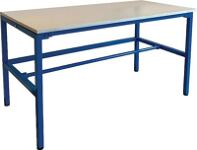 Packtisch B1600xT800xH850mm Melaminharz Arbeitsplatte GEWA