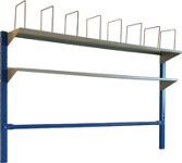 Packtischanbausystem f.Packtischbreiten 2000mm Metallkonstruktion GEWA