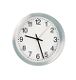 Wanduhr Funkuhr Alu.mattsilber D.200mm 1,5V Zahlen D.200mm